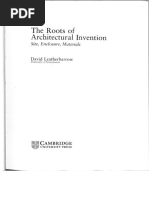 wk1 David - Leatherbarrow - Roots-of-Architectural-Invention - 1993 - pp215-220