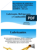 Lubricante, Refrigerante y Combustible (Monica)