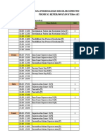 JADWAL GENAP