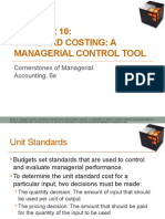 Standard Costing: A Managerial Control Tool: Cornerstones of Managerial Accounting, 6e