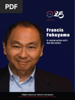 Francis Fukuyama in Conversation With Ann Bernstein