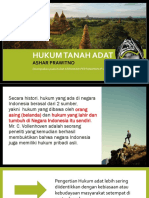 Hukum Tanah Adat by Ashar Prawitno PDF