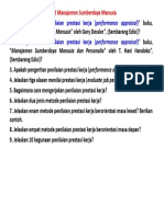 Tugas Kecil Di Rumah Ke-12 Manajemen Sumberdaya Manusia