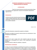 Los Elementos Modernos de Un Sistema de Administración de Personal