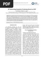 IP Multicasting Simulation Technology Based On eNSP