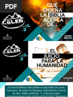 Lección 2 El Juicio para La Humanidad