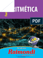 Formulario de Aritmètica - Raimondi