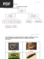 1.2 Classification of Animals (Students Copy)