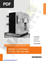 Vacuum Circuit Breakers 5kV and 15kV, Type GMI: Power Transmission and Distribution, Inc