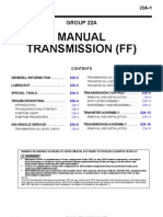 Manual Transmission (FF) : Group 22A