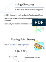 Floating Point Numbers