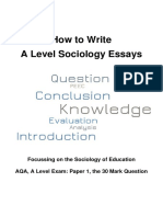 Education Essay Plans 2020