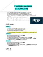 Plan Nutricional Sofia Linares