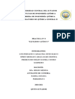 Informe Práctica 8 Equilibrio Químico