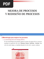 Mejora y Rediseño de Procesos