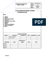 Procedimiento de Comunicacion Interna y Externa REV 1