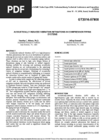 Acoustically Induced Vibration Mitigations in Compressor Piping Systems