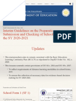 Powerpoint of Policy On School Forms Checking - New Normal