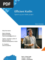 Efficient Kotlin: Speed-Up Your Kotlin Project