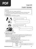 SWE Prep-1 Unit 10. Past Tense