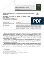 Failure Analysis of AISI 410 Stainless-Steel Piston Rod in Spillway Floodgate (2019)