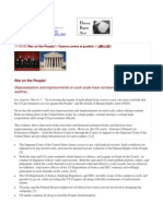 11-03-05 War On The People! Dispossessions and Imprisonments On Such Scale Have Not Been Seen Unless During Wartime...