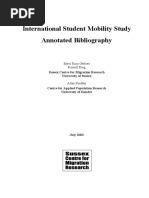 International Student Mobility Study. An