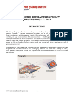 Project Report On Flexo Printing Manufacturing Facility