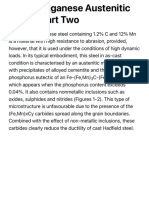 High Manganese Austenitic Steels: Part Two: Total Materia Article