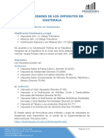 Generalidades de Los Impuestos en Guatemala 2.0