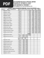 Bottle Packing Price List 2020-21