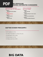 M1 - Syllabus Big Data Applications Big Data Computing Big Data Technologies Big Data Analytics