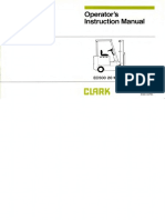 Clark EC500 20-55 Operators Instruction Manual (OI-337)