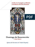 Domingo de Resurrección. Propio y Ordinario de La Santa Misa