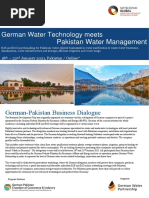 Pakistan Water Management: German Water Technology Meets