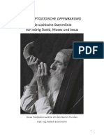 Die Kryptojüdische Offenbarung Die Susitische Stammlinie Von König David, Moses Und Jesus