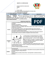 Experiencia de Aprendizaje RELIGIÓN