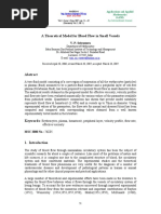 A Theoretical Model For Blood Flow in Small Vessels: V. P. Srivastava