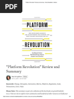 "Platform Revolution" Review and Summary - West Stringfellow - Medium