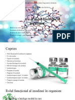 Structura Și Rolul Biologic Al Insulinei