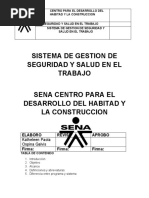 Sistema de Gestion de Seguridad y Salud en El Trabajo Modificado