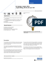 Wika 213.53 Pressure Gauge Catalog Page