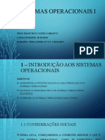 Sistemas Operacionais I - Aula 1