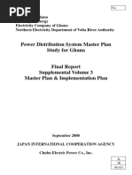 Power Distribution System Master Plan Study For Ghana