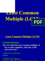 Least Common Multiple (LCM)