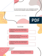 Lingkungan Sosial Ekonomi Politik