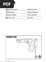 Demolition Hammer Instruction manual Mesin Bobok Petunjuk penggunaan Máy đục bêtông Tài liệu hướng dẫn