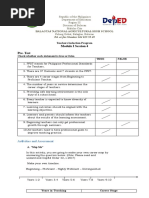 Module I Session 4 Pre-Test: Balagtas National Agricultural High School