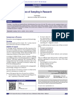 Types of Sampling in Research