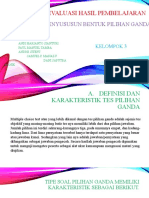 Kelompok 3 Evaluasi Hasil Pembelajaran - Pilihan Berganda